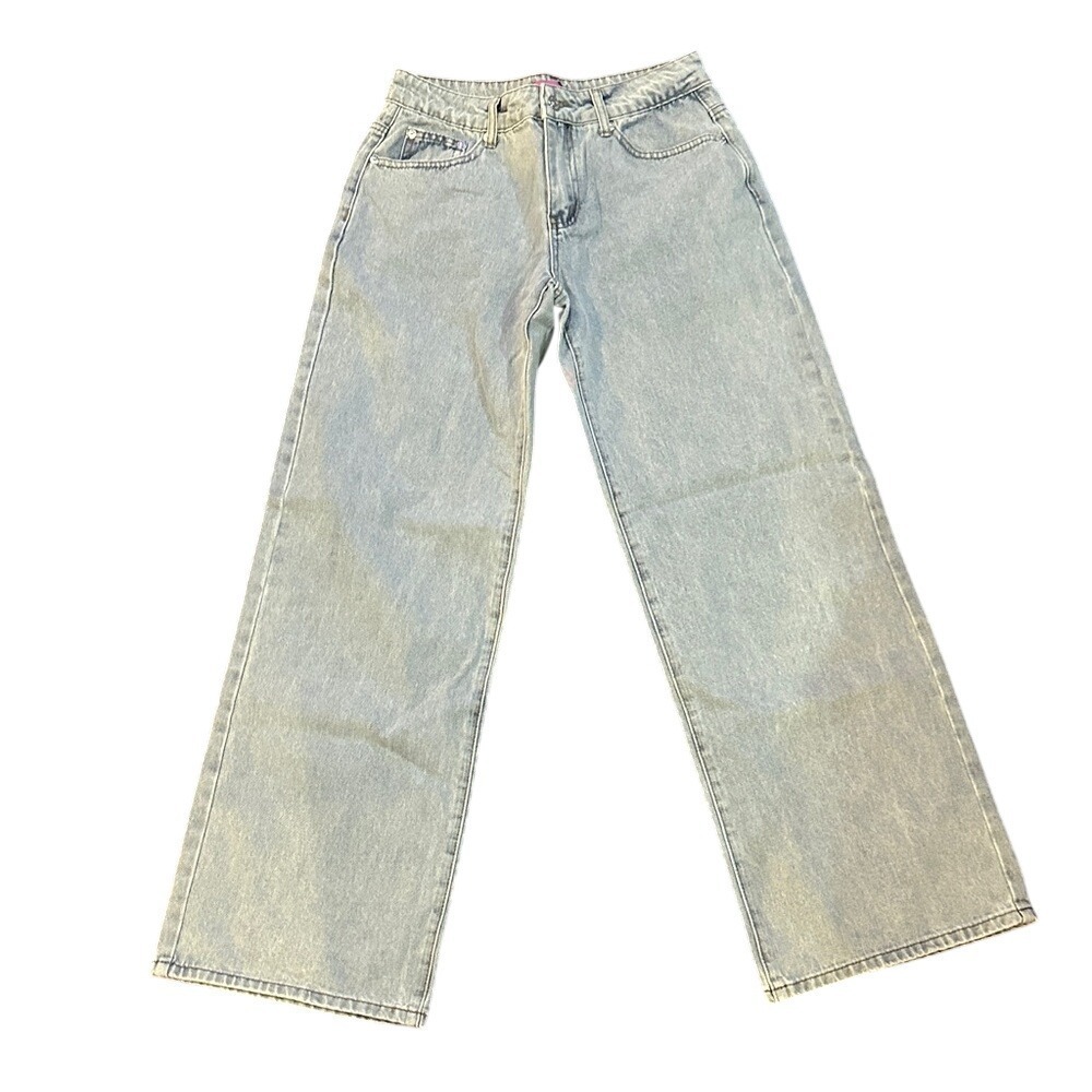 Light Blue Denim Jeans with bows